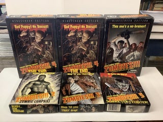 Item #100366 Zombies!!! Six RPG Game Modules, #s 1, 2, 3, 4 [two], 5. Todd Breitenstein, Dave Aikins