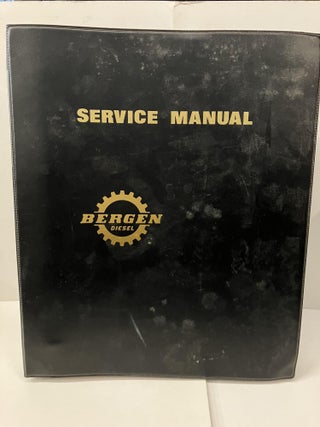 Item #100502 Service Manual Bergen Diesel