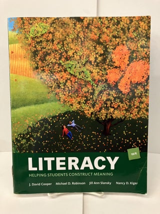 Item #100617 Literacy: Helping Students Construct Meaning. J. David Cooper