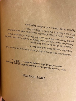 Night Images: A Book of Fantasy Verse