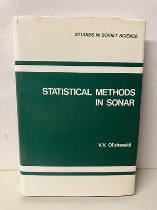 Item #100832 Statistical Methods in Sonar. Consultants Bureau