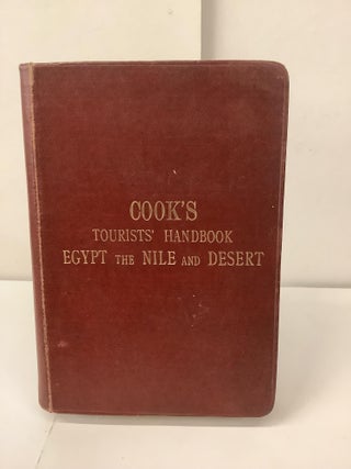 Item #101008 Cook's Tourists' Handbook for Egypt, The Nile and the Desert