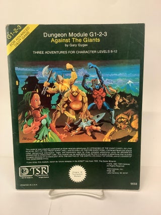 Item #101230 Against the Giants; Dungeon Module G1-2-3, For Advanced Dungeons & Dragons 9058....