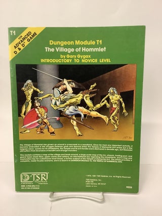 Item #101284 The Village of Hommlet, Dungeon Module T1, Advanced Dungeons & Dragons 9026. Gary Gygax
