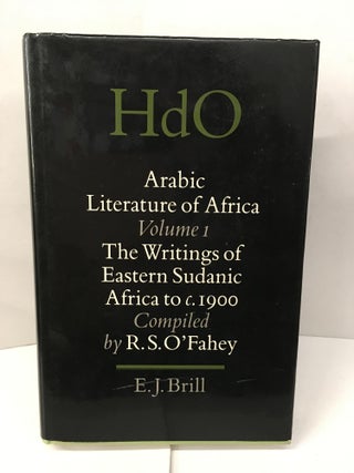 Item #101839 Arabic Literature of Africa: The Writings of Eastern Sudanic Africa. John O....
