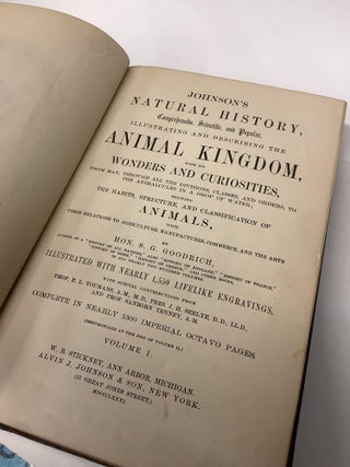 The Animal Kingdom Illustrated, 2 Volume Set; Johnson's Natural History