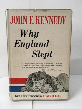 Item #101957 Why England Slept. John F. Kennedy