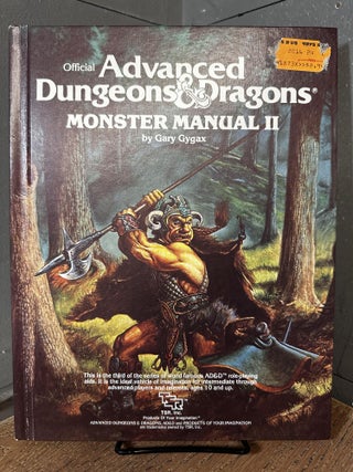 Item #101972 Official Advanced Dungeons & Dragons: Monster Manual II. Gary Gygax