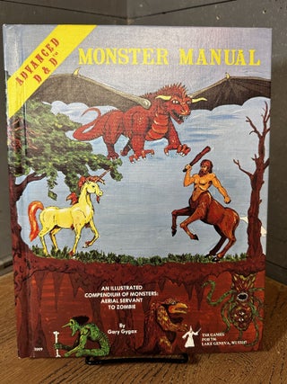 Item #101976 Advanced Dungeons and Dragons Monster Manual: Special Reference Work. Gary Gygax