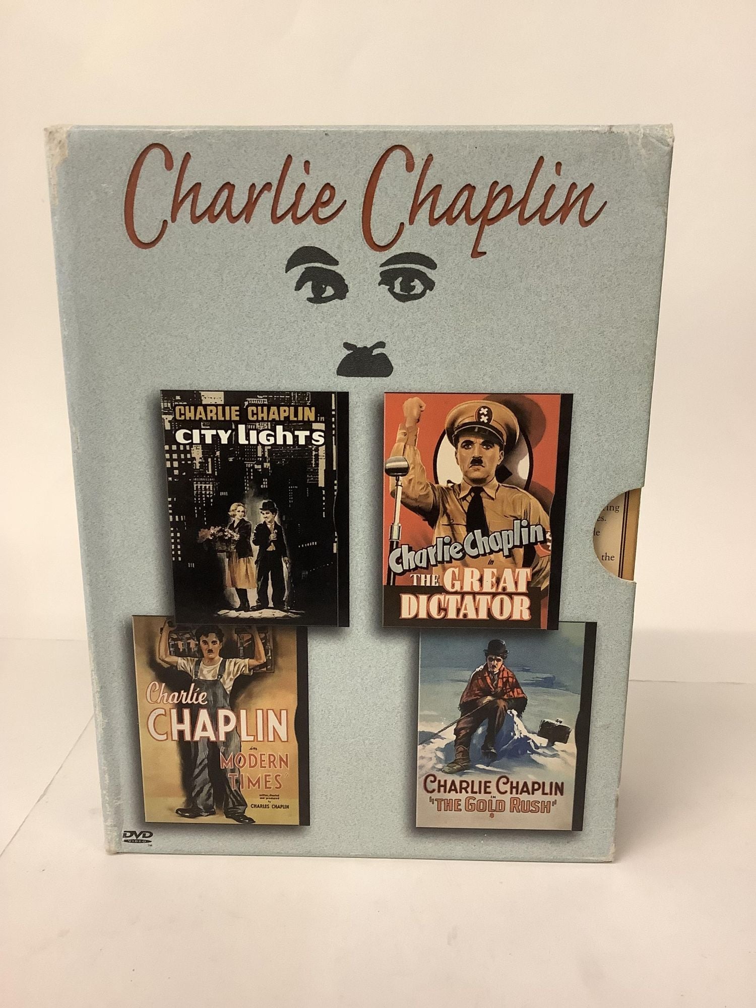 Charlie Chaplin DVD Collection: City Lights, The Great Dictator, Modern  Times, The Gold Rush, ID9790CUDVD on Chamblin Bookmine