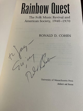 Rainbow Quest: The Folk Music Revival and American Society, 1940-1970
