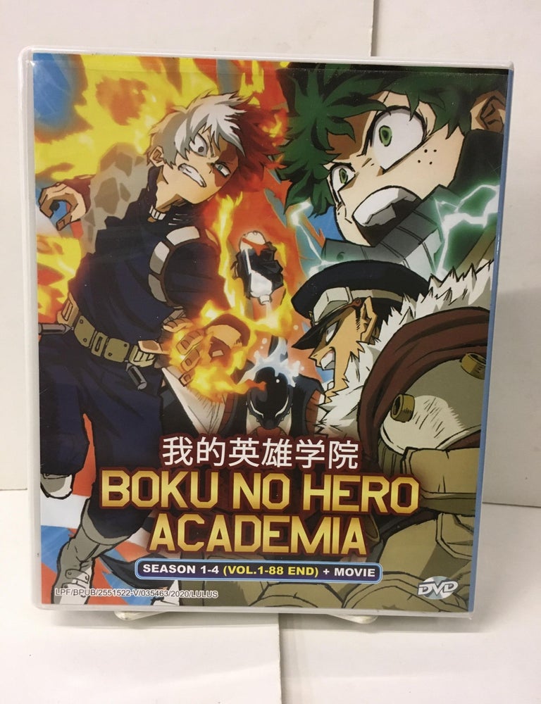 Item #103604 Boku No Hero Academia Season 1-4 (Vol.1 - 88 end + Movie English Dubbed)