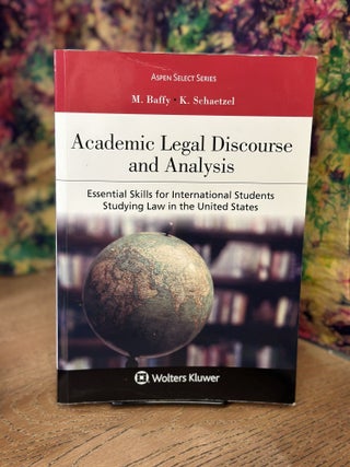 Item #104137 Academic Legal Discourse and Analysis: Essential Skills for International Students...