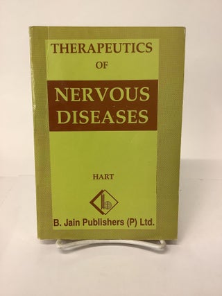 Item #104722 Therapeutics of Nervous Diseases. Charles Porter MD Hart
