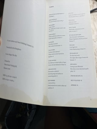 Politics of Gender: A Century of Women's Suffrage in Finland