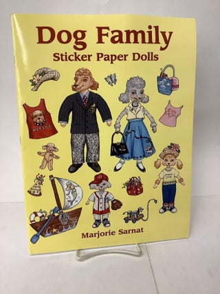 Item #105062 Dog Family Sticker Paper Dolls. Marjorie Sarnat