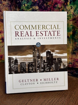 Item #105218 Commercial Real Estate Analysis and Investments