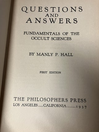 Questions Answered on the Problems of Life
