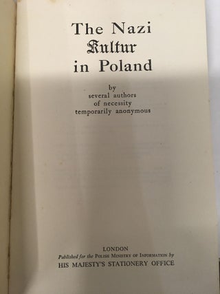 The Nazi Kultur in Poland