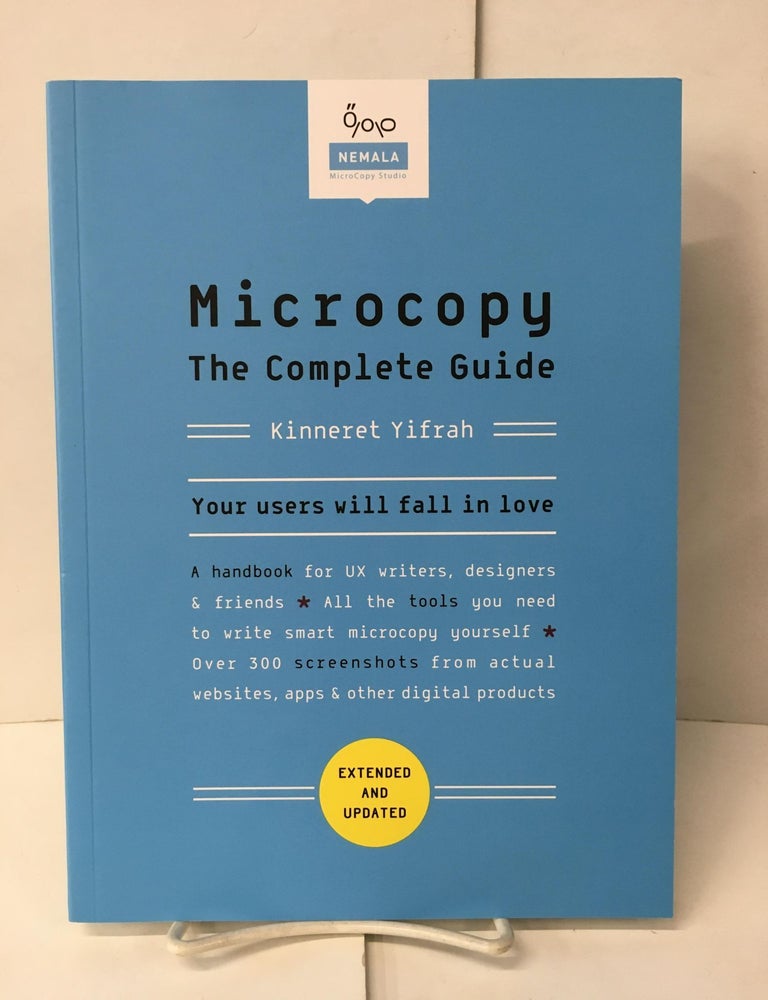 Microcopy: The Complete Guide | Kinneret Yifrah | 2nd Edition
