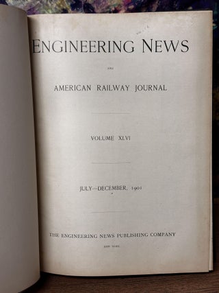 Engineering News and American Railway Journal (Volume 46 - July-December, 1901)