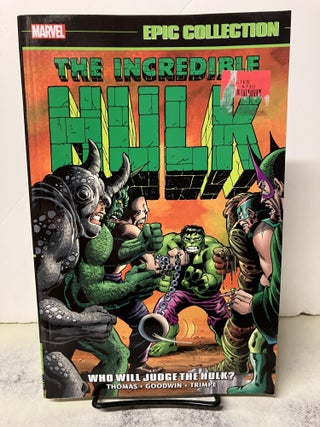 Item #106562 The Incredible Hulk: Who Will Judge the Hulk? Roy Thomas