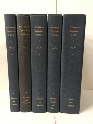 Item #106669 U.S. Marine Operations in Korea (5 Volumes). Lynn Montross, Nicholas A. Canzona