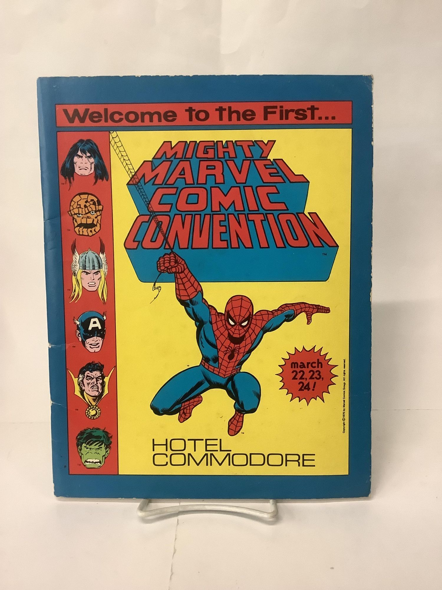 Mighty Marvel Comic Convention Program, March 1974