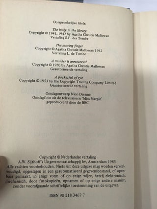 Miss Marple Omnibus