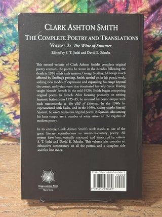 The Complete Poetry and Translations - Volume 2: The Wine of Summer