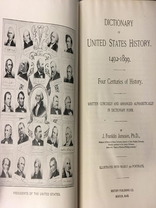 Dictionary of United States History, 1492-1899: Four Centuries of History