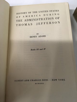 History of the United States of America During the Administration of Thomas Jefferson