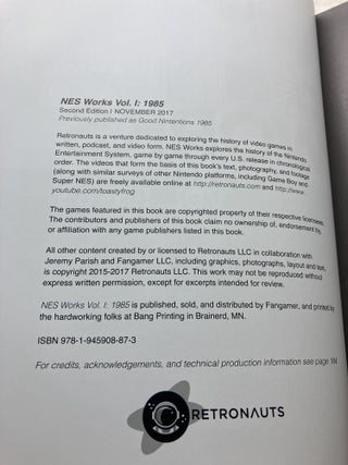 NES WORKS Volume I: 1985