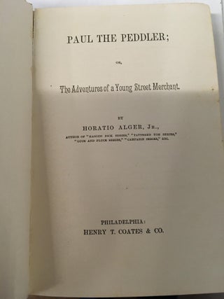 Paul the Peddler, or the Adventures of a Young Street Merchant