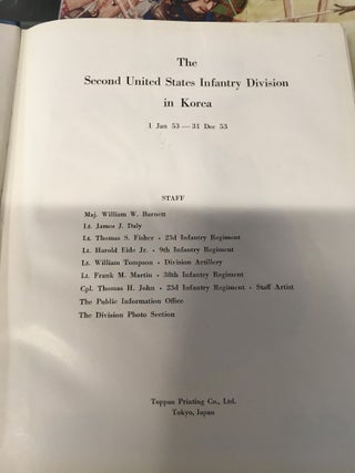The Second United States Infantry Division in Korea 1953