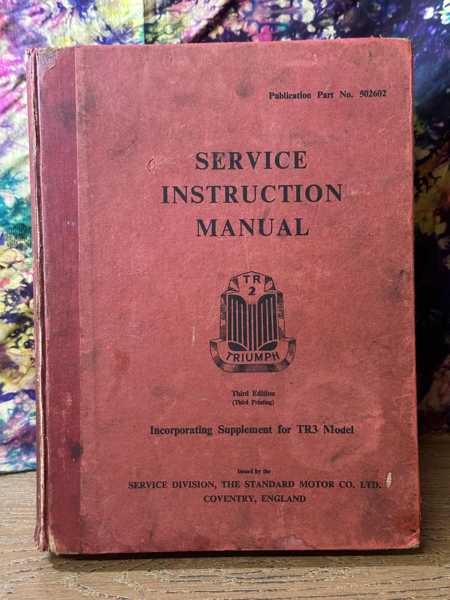 Service Instruction Manual: Incorporating Supplement for TR3 Model, 3rd ...