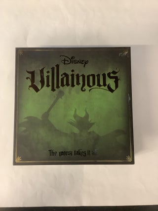 Item #110711 Disney Villainous Game; Original Game Plus 4 Supplemental Game Sets Included