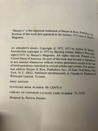 An Assassin's Diary
