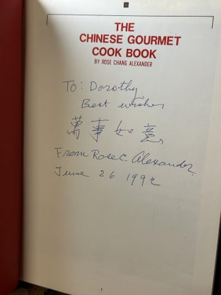 The Chinese Gourmet Cook Book