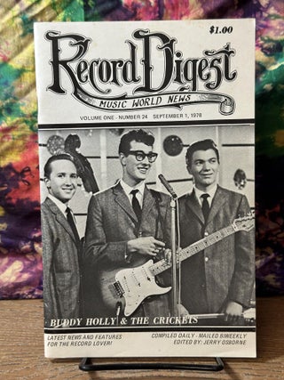 Item #111370 Record Digest - Music World News (Vol.1, Number 24 - September 1, 1978