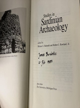 Studies in Sardinian Archaeology, Vol. 1