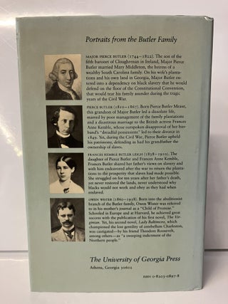 Major Butler's Legacy: Five Generations of a Slaveholding Family