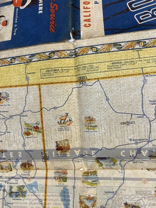 California-Nevada Pictorial Road Map