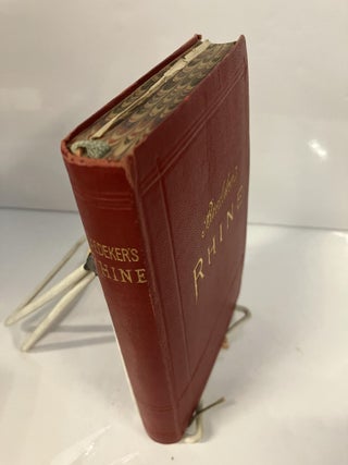 Baedeker's Rhine: Handbook for Travellers