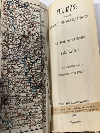 Baedeker's Rhine: Handbook for Travellers