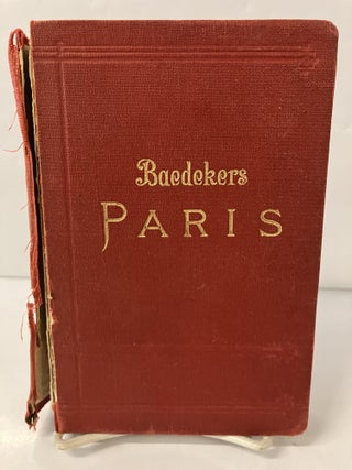Item #112441 Baedeker's Paris und Umgebung: Handbuch fur Reisende. Karl Baedeker