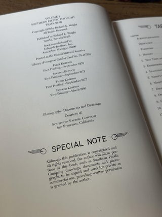 Southern Pacific Daylight Train 98-99, Volume 1