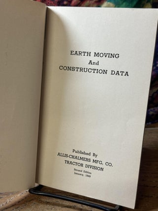 Earth Moving and Construction Data
