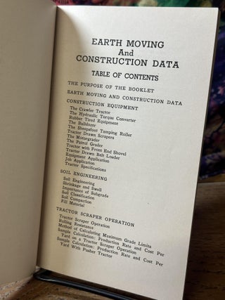 Earth Moving and Construction Data
