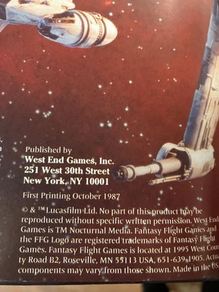 Star Wars: The Roleplaying Game & Sourcebook (Box Set)